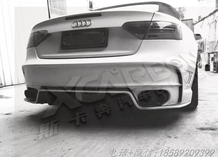 新款?yuàn)W迪A5兩門S5改狼炎大包圍
