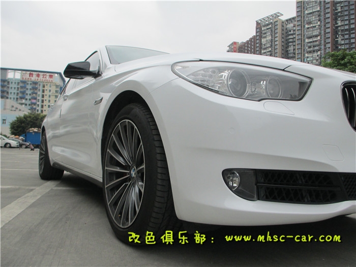 寶馬5系GT全車改色貼膜 深圳車衣裳實(shí)體店汽車貼膜改色