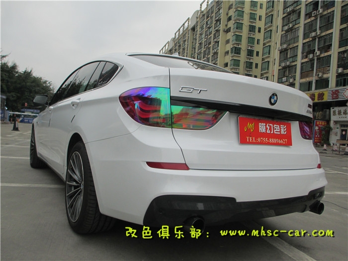 寶馬5系GT全車改色貼膜 深圳車衣裳實(shí)體店汽車貼膜改色