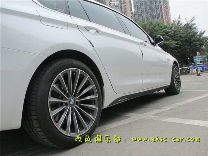 寶馬5系GT全車改色貼膜 深圳車衣裳實(shí)體店汽車貼膜改色