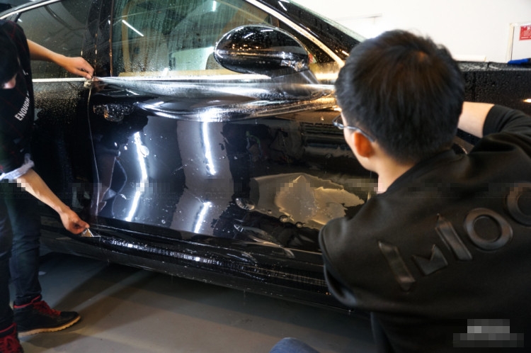 保时捷卡宴车身贴膜顶级进口汽车透明保护膜（图）