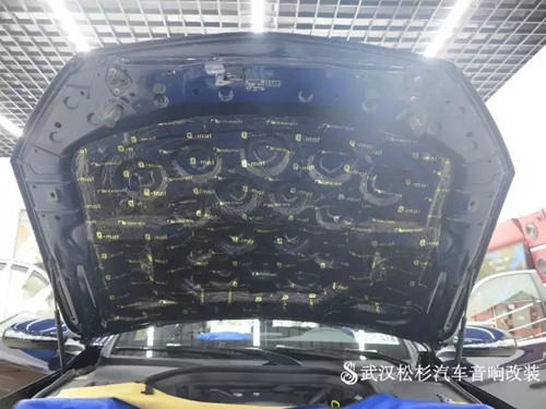 武漢松杉汽車音響改裝店頂級奔馳GLC260全車汽車隔音