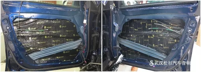 武漢松杉汽車音響改裝店頂級奔馳GLC260全車汽車隔音