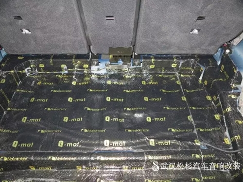 武漢松杉汽車音響改裝店頂級奔馳GLC260全車汽車隔音