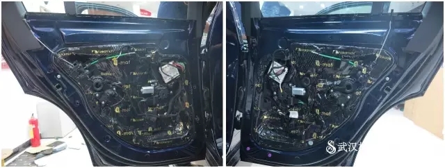 武漢松杉汽車音響改裝店頂級奔馳GLC260全車汽車隔音