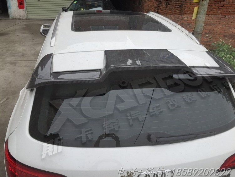 AUDI 奧迪Q5改裝ABT款碳纖維尾翼