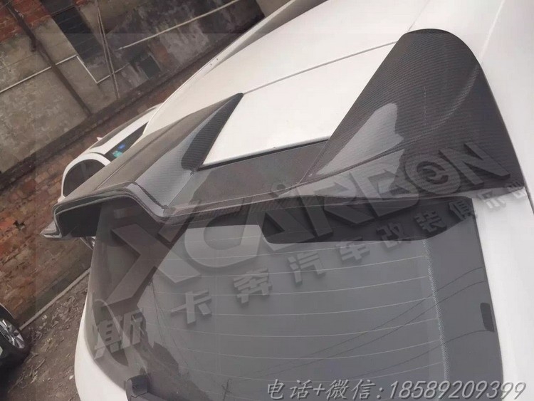 AUDI 奧迪Q5改裝ABT款碳纖維尾翼