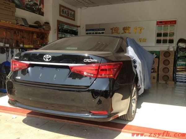 中山億豐行汽車影音.著重音之味——豐田皇冠改裝丹麥紳士寶汽車音響