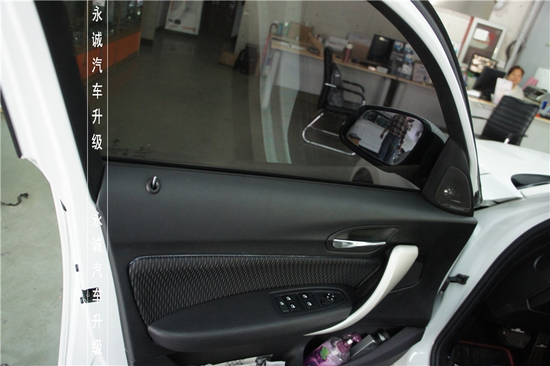 【永誠汽車】石家莊寶馬一系118i改裝全套哈曼卡頓音響