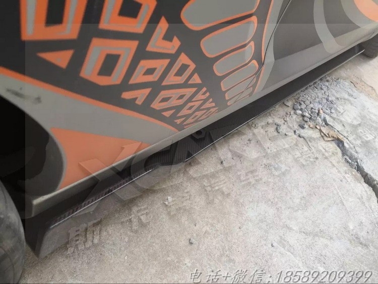 老款野馬GT500改裝碳纖維輕量化開孔引擎蓋尾箱蓋鴨尾翼全套包圍