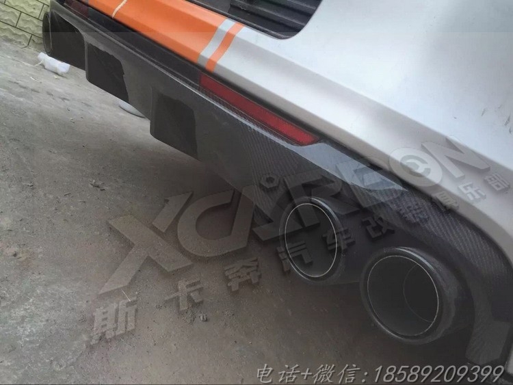 老款野馬GT500改裝碳纖維輕量化開孔引擎蓋尾箱蓋鴨尾翼全套包圍