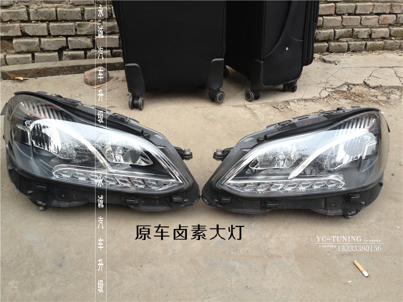 【永誠(chéng)汽車】石家莊奔馳E302L升級(jí)原廠高配全LED大燈總成，實(shí)現(xiàn)原廠功能