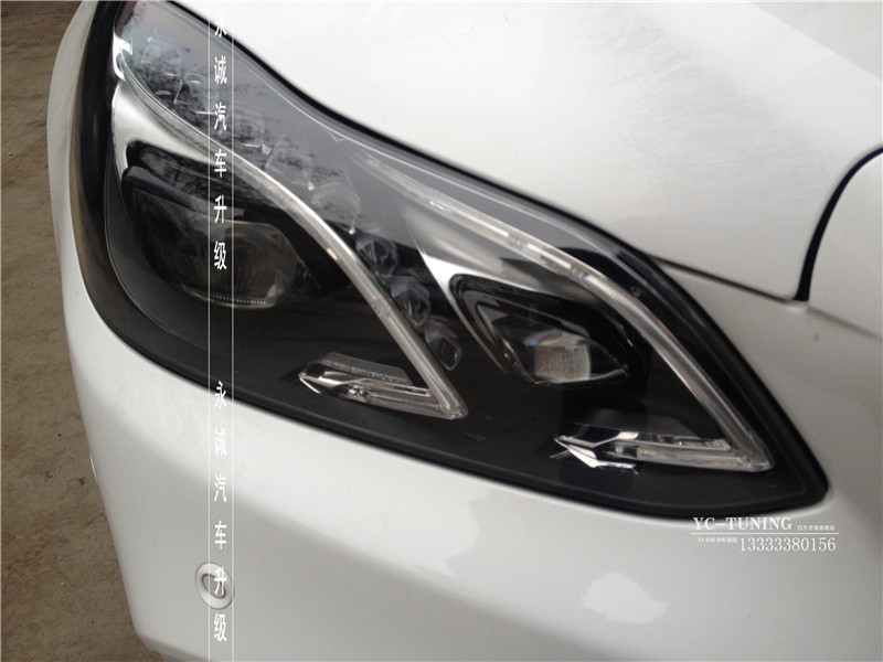 【永誠(chéng)汽車】石家莊奔馳E302L升級(jí)原廠高配全LED大燈總成，實(shí)現(xiàn)原廠功能