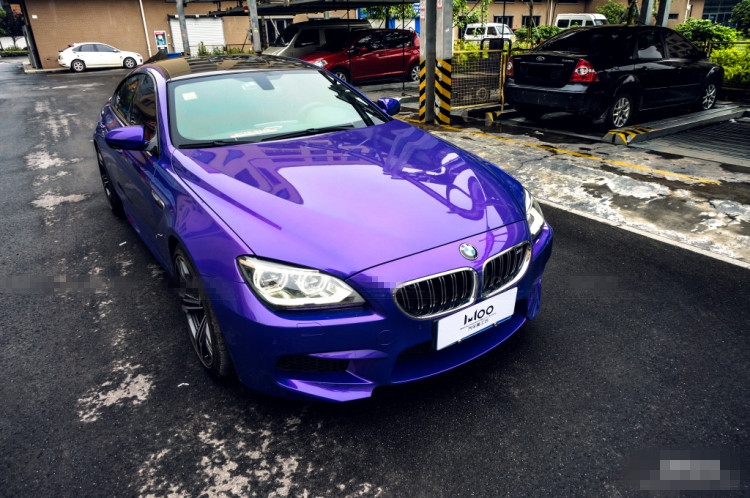 汽車透明保護膜（WOO汽車美工坊杭州店寶馬M6車身貼膜案例）