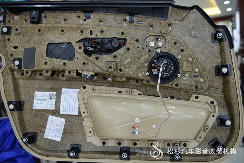 寶馬525無損升級德國麥仕專車專用三分頻汽車音響喇叭