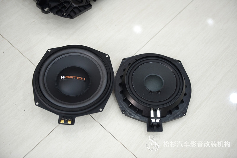 寶馬525無損升級德國麥仕專車專用三分頻汽車音響喇叭