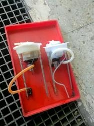 換奧迪汽油濾清器