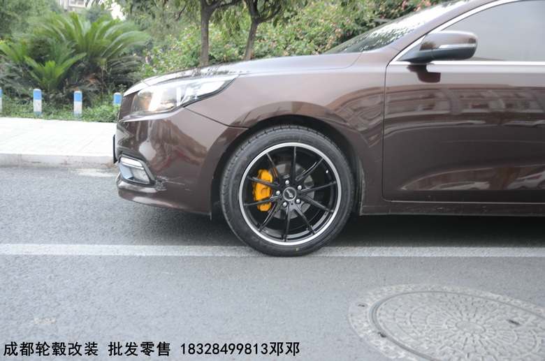 成都極速輪轂 起亞K4升級18寸 改裝款式輪轂