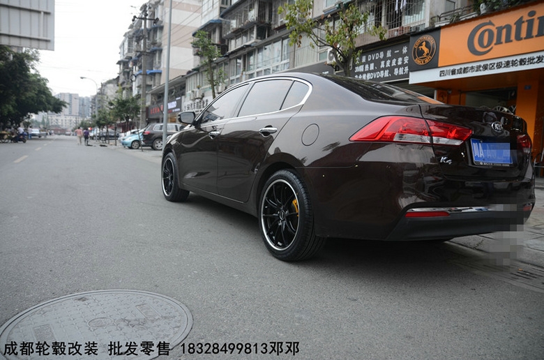 成都極速輪轂 起亞K4升級18寸 改裝款式輪轂