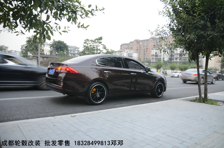 成都極速輪轂 起亞K4升級18寸 改裝款式輪轂