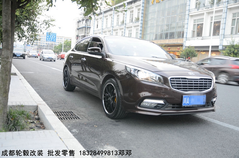 成都極速輪轂 起亞K4升級18寸 改裝款式輪轂