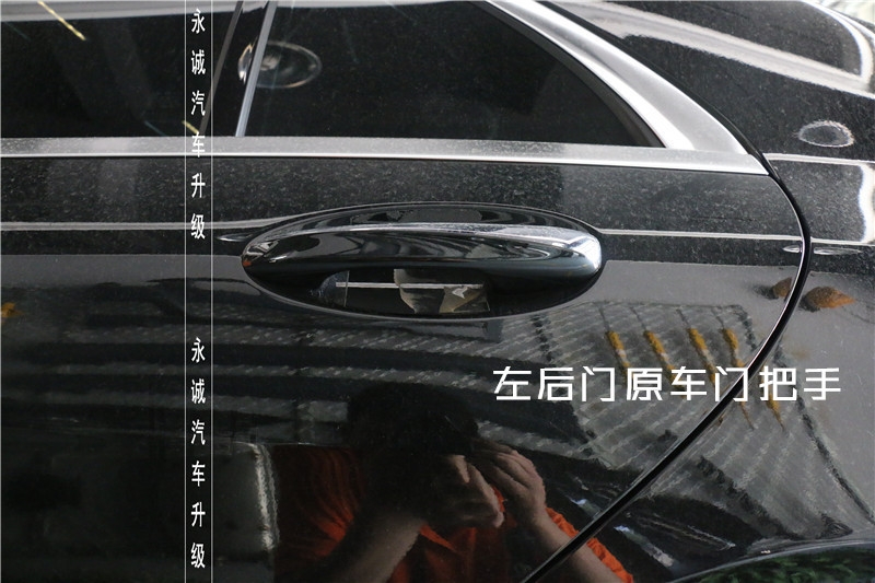 【永誠(chéng)汽車】石家莊奔馳改裝店，奔馳S原廠電尾門 腳掃 無鑰匙進(jìn)入無損改裝
