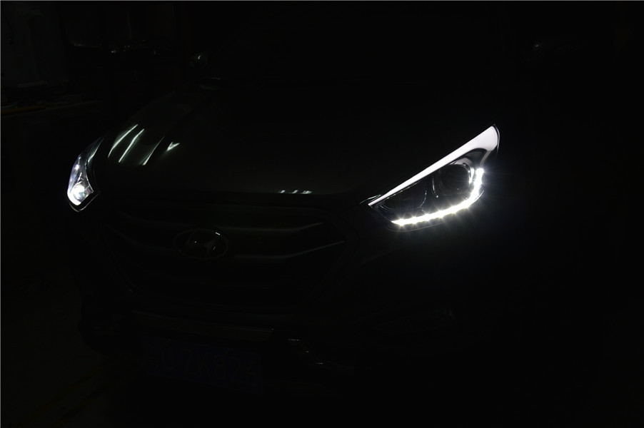 廣州番禺【炬承車燈】升級改燈現(xiàn)代IX35