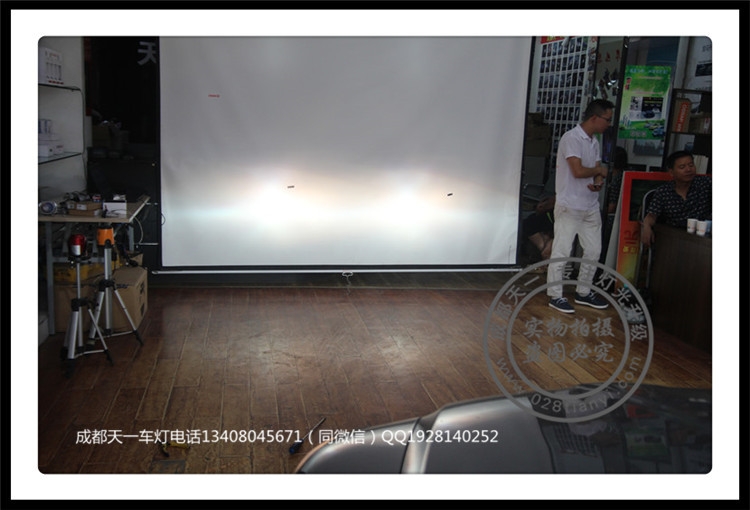 成都10款明銳改燈車燈升級(jí)雙光透鏡氙氣燈日行燈