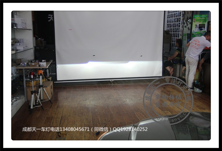 成都10款明銳改燈車燈升級(jí)雙光透鏡氙氣燈日行燈