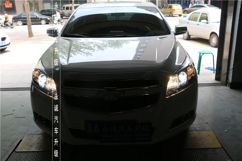 【永誠(chéng)汽車】石家莊專業(yè)改燈，邁銳寶改裝Q5小糸透鏡+歐司朗5500K氙氣燈
