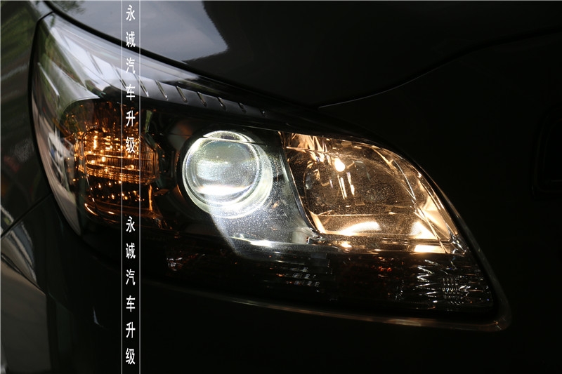 【永誠(chéng)汽車】石家莊專業(yè)改燈，邁銳寶改裝Q5小糸透鏡+歐司朗5500K氙氣燈