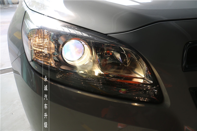 【永誠(chéng)汽車】石家莊專業(yè)改燈，邁銳寶改裝Q5小糸透鏡+歐司朗5500K氙氣燈