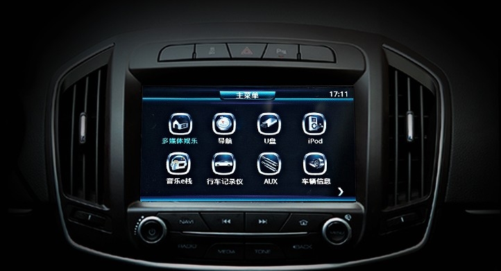 15款別克君威新版導(dǎo)航模塊安裝案例