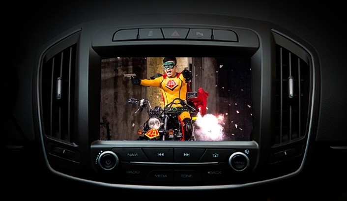 15款別克君威新版導(dǎo)航模塊安裝案例