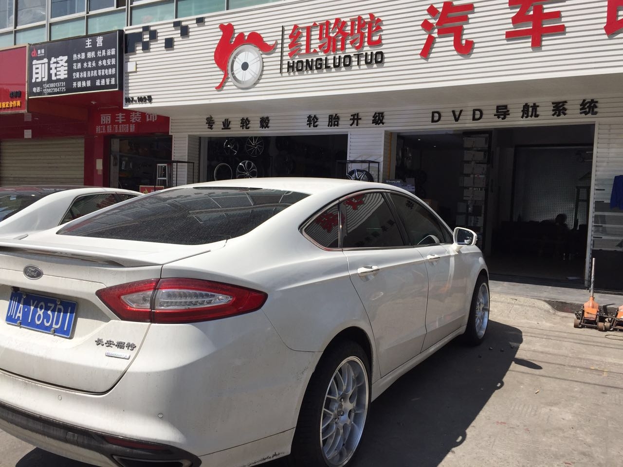 福特蒙迪歐17寸升級19寸爆龜輪轂 245 40R19米其林輪胎