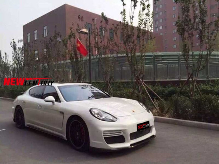 新款保時捷帕拉梅拉改裝vorsteiner大包圍 panamera970碳纖維包圍
