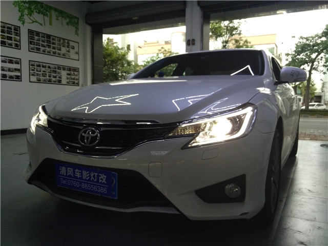 豐田銳志車燈升級原裝全新海拉6——清風(fēng)車影燈改——