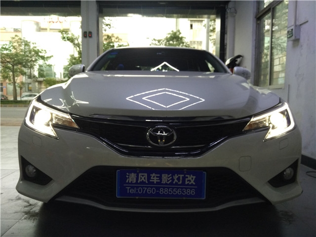 豐田銳志車燈升級原裝全新海拉6——清風(fēng)車影燈改——