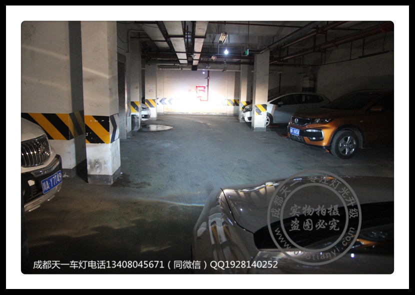 成都奧迪A4L車燈升級(jí)Q5透鏡CNB氙氣燈成都奧迪車燈改裝