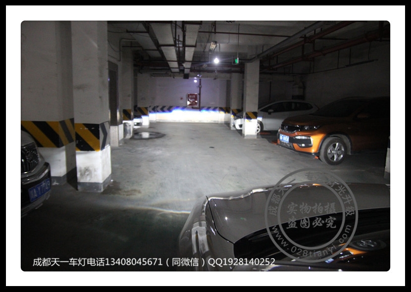 成都奧迪A4L車燈升級(jí)Q5透鏡CNB氙氣燈成都奧迪車燈改裝