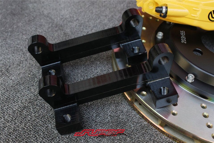 奧迪A5-2.0T前面brembo F50大四355MM剎車卡鉗 鮑魚套裝