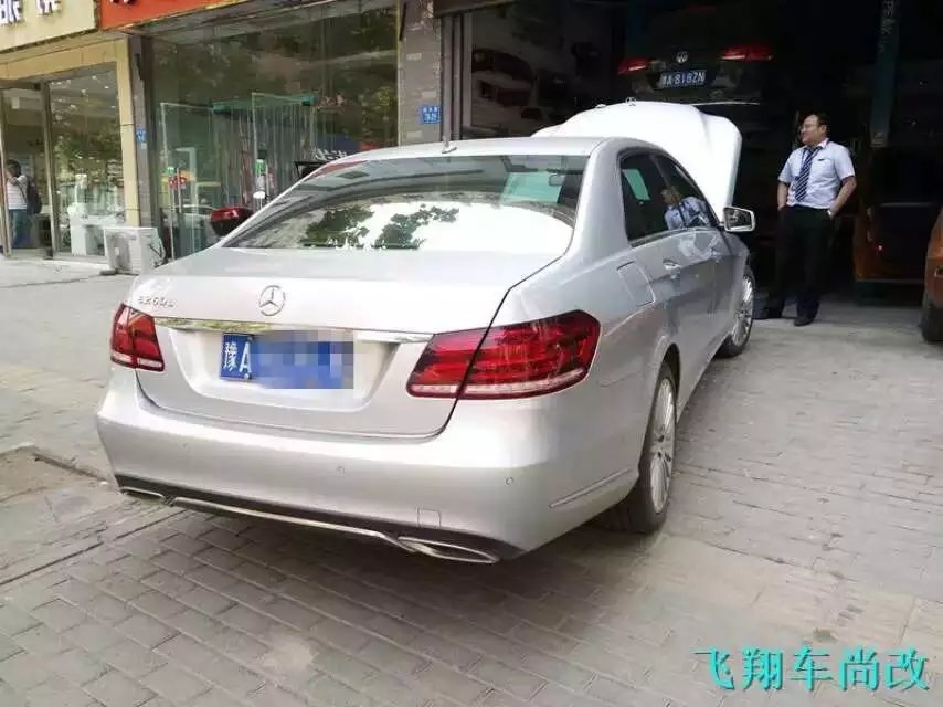 《河南飛翔車尚改》奔馳E200L進(jìn)店ECU升級(jí)