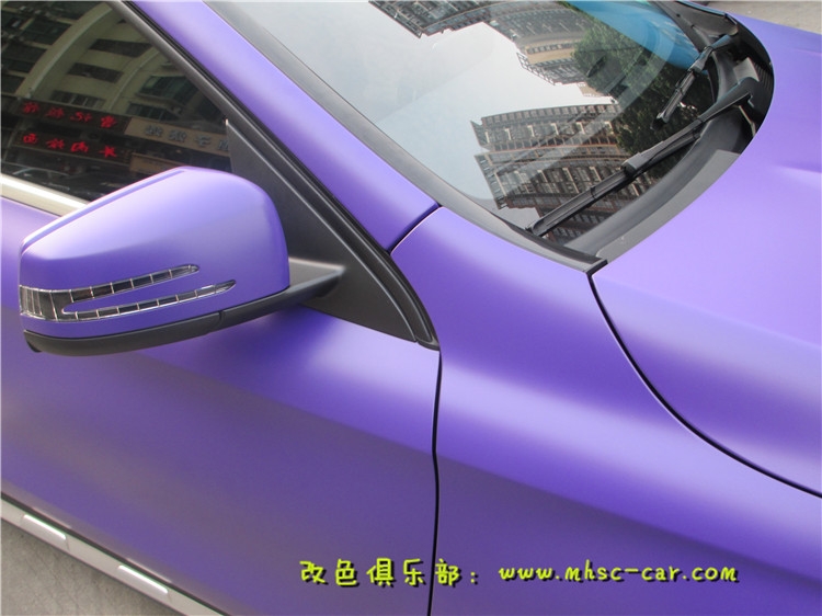 奔馳GLA全車貼膜改色 施工汽車車身改色膜 深圳實體店施工