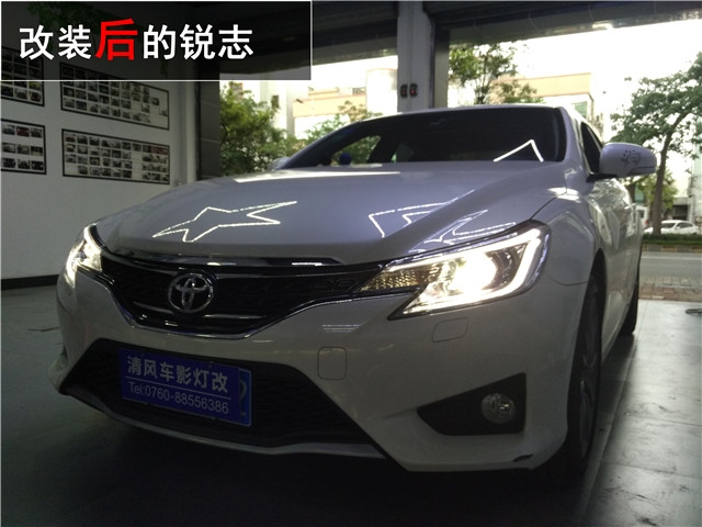 豐田新銳志車燈升級(jí) 原裝海拉六透鏡+歐司朗CBI套裝升級(jí) 氙氣大燈——清風(fēng)車影燈改