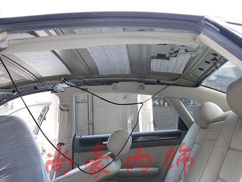 奧迪A6頂棚翻新