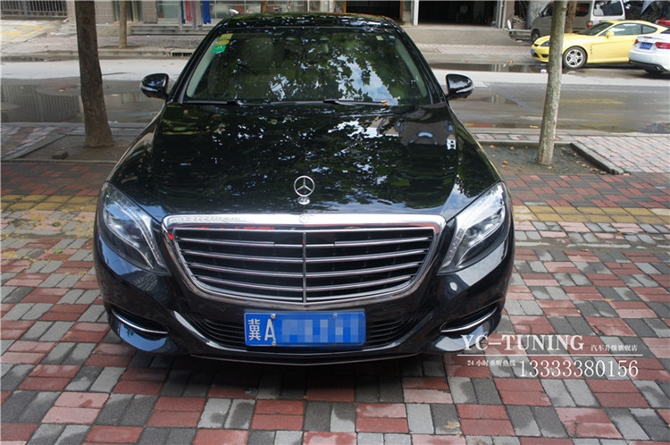 【永誠汽車】石家莊奔馳S400升級原廠桃木方向盤