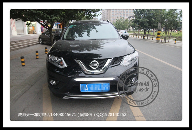 成都奇駿改燈車燈改裝海拉雙光透鏡LED日行燈雙光透鏡