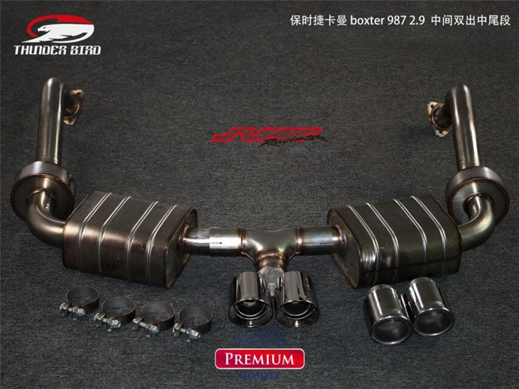 保時捷卡曼987-2.9 中尾thunder bird雷鳥改裝排氣管