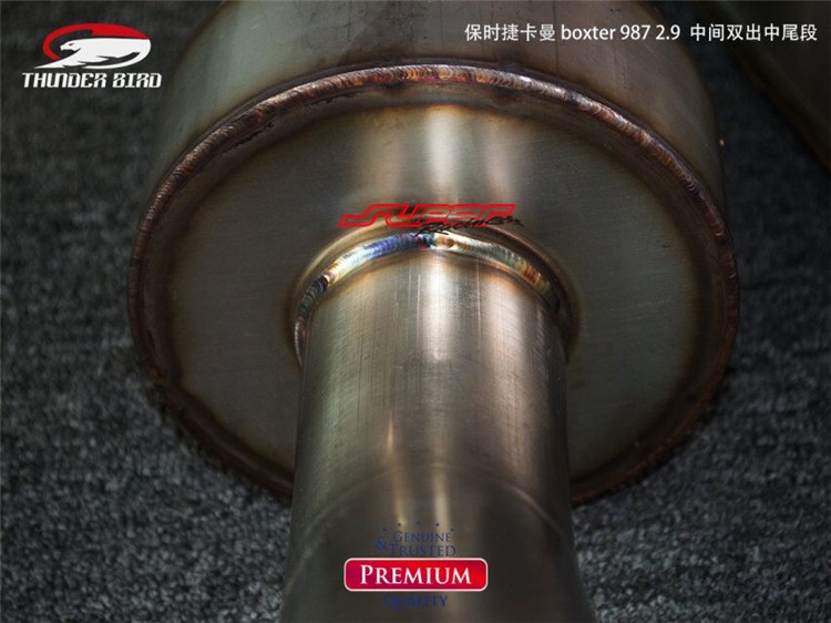 保時捷卡曼987-2.9 中尾thunder bird雷鳥改裝排氣管