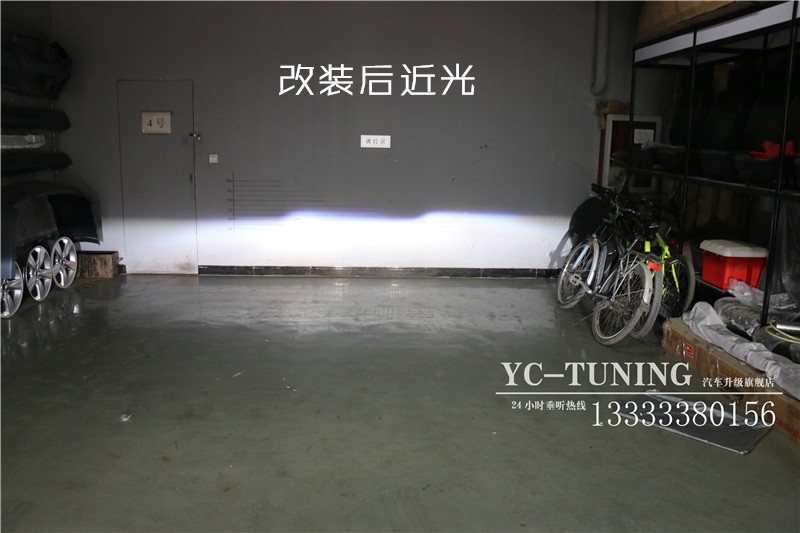 【永誠(chéng)汽車】專業(yè)石家莊改燈，致炫改貝雷帽透鏡+巖崎L(zhǎng)BS氙燈+歐司朗安定器